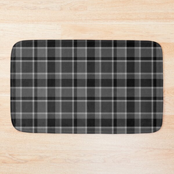 Item preview, Classic Black Grey Plaid Seamless Pattern designed and sold by Patternfluent.