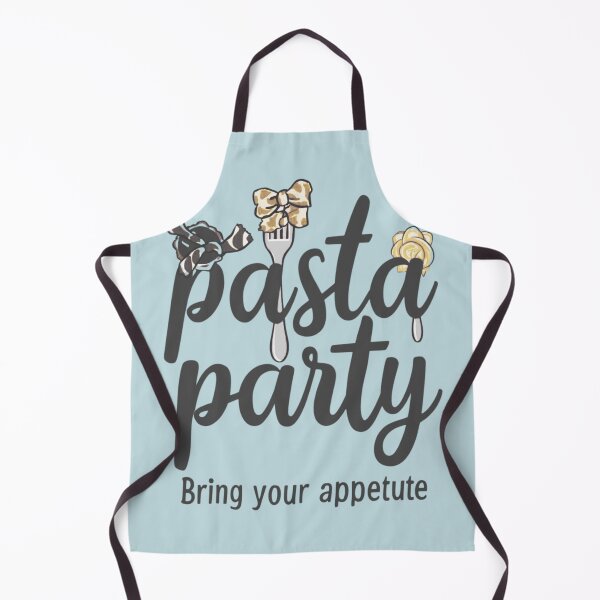 Item preview, Pasta Party Coquette Bows Foodie Typography designed and sold by PACS0011.