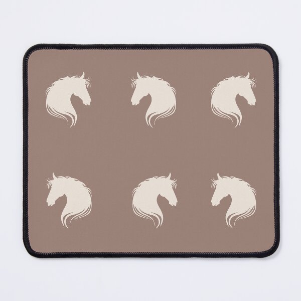 Item preview, Boho Horse Head Pattern Brown and Beige Minimalist Animal Design designed and sold by lunadesignsmoon.