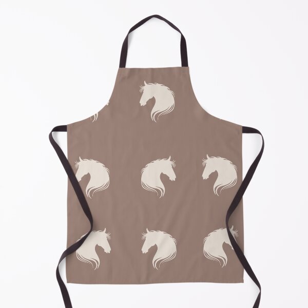 Item preview, Boho Horse Head Pattern Brown and Beige Minimalist Animal Design designed and sold by lunadesignsmoon.