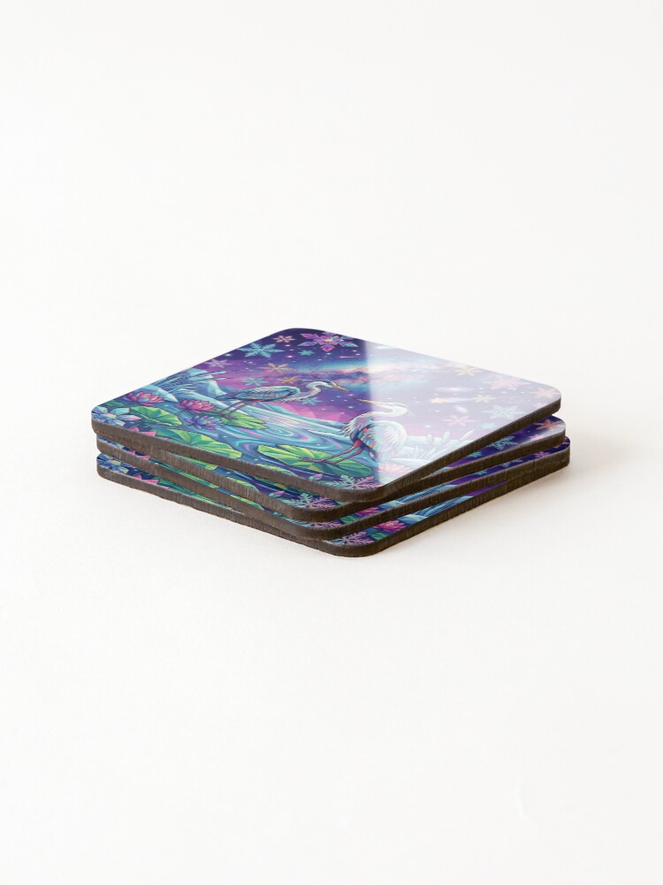 Thumbnail 4 of 5, Coasters (Set of 4), Beautiful sky designed and sold by Runglavan.