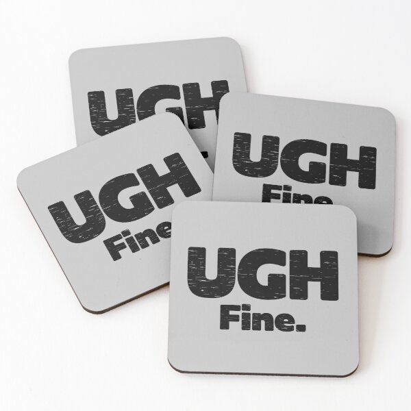 Item preview, Ugh,fine. Black designed and sold by QukiDesign.