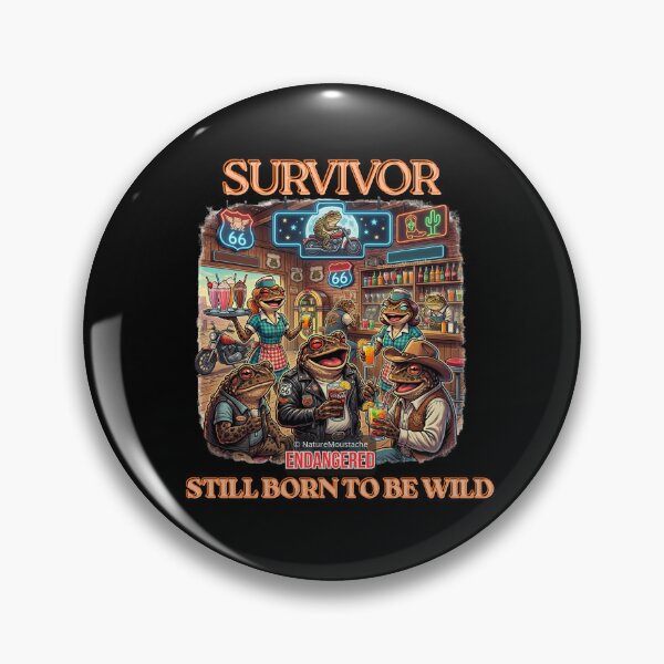 Item preview, Funny Toad Western Bar Gift – Extinct Animal Humor – Birthday Gift Animal Lover Beer Lover designed and sold by Nature & Moustaches.