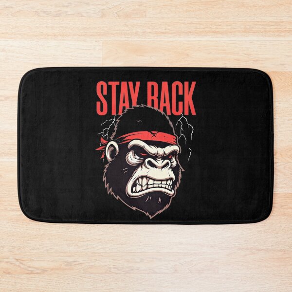 Item preview, Angry Gorilla – Stay Back Aggressive Warning Street Style designed and sold by Taans-Creation.