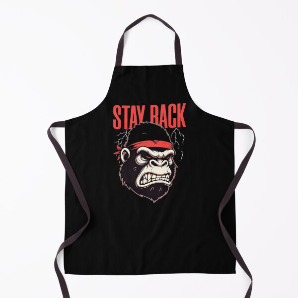 Item preview, Angry Gorilla – Stay Back Aggressive Warning Street Style designed and sold by Taans-Creation.