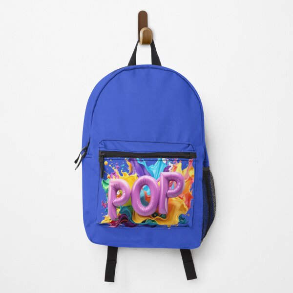 Item preview, Pop Art 3D Balloon Typography Multicolor Paint Splash Vibrant Rainbow Foil Graphic Bold Streetwear Statement Colorful Ink Explosion Modern Aesthetic Design designed and sold by icemanphotos.