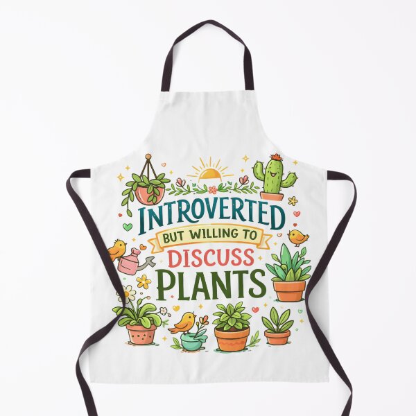 Item preview, Introverted But Willing to Discuss Plants | Cute Plant Lover Design | Funny Introvert Gift designed and sold by CosmicSplendor.