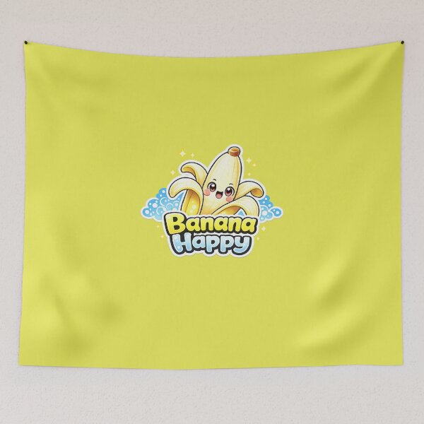 Item preview, Happy Banana Kawaii | Happy Banana Cute Funny Design designed and sold by apanoracar.