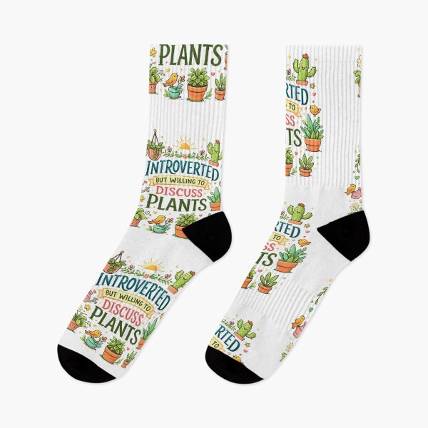 Item preview, Introverted But Willing to Discuss Plants | Cute Plant Lover Design | Funny Introvert Gift designed and sold by CosmicSplendor.