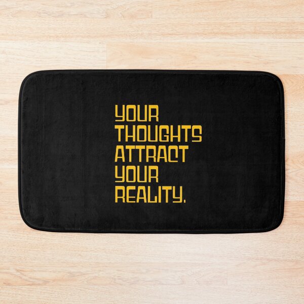 Item preview, Your Thoughts Attract Your Reality Manifestation Quote Design designed and sold by THE JAVE STUDIOS.
