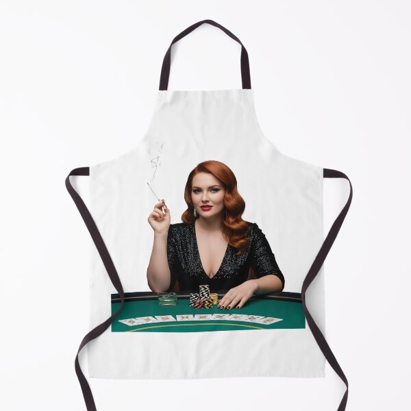 Item preview, Glamorous Casino Woman Smoking Poker Lady Luxury Illustration. designed and sold by Spark2Seduction.