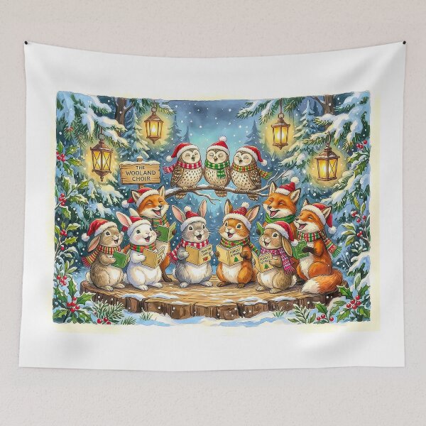 Item preview, Joyful Christmas Animal Choir Singing Hymns designed and sold by acceleratorhams.