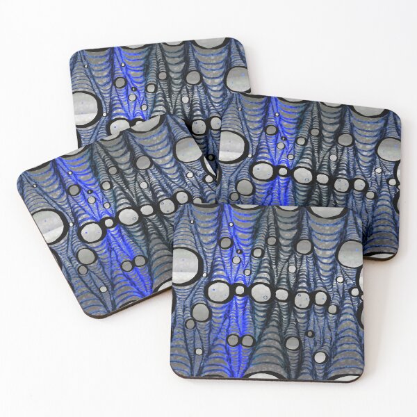 Item preview, BlueWave Bubble Pop Retro Style Abstract designed and sold by Flow-and-Form.