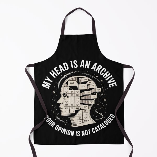 Item preview, My Head is an Archive Your Opinion is Not Cataloged designed and sold by MagicWander.