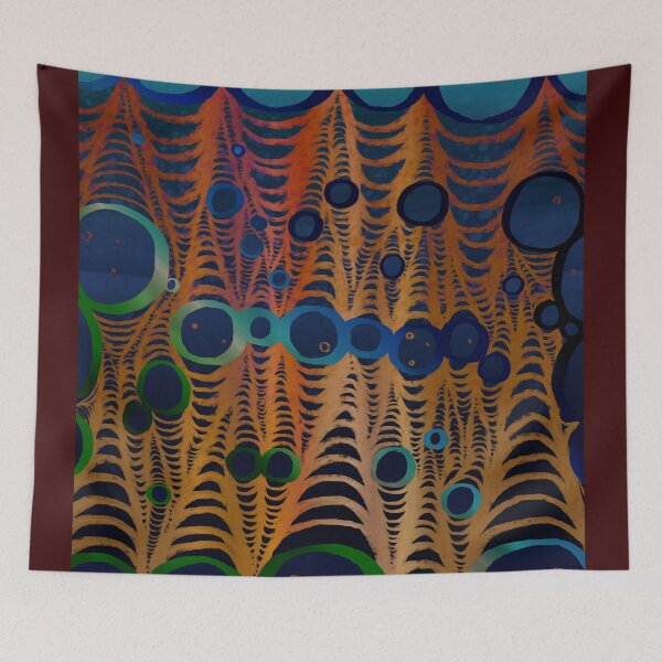 Item preview, Colorful Tropical Ocean Style Abstract designed and sold by Flow-and-Form.