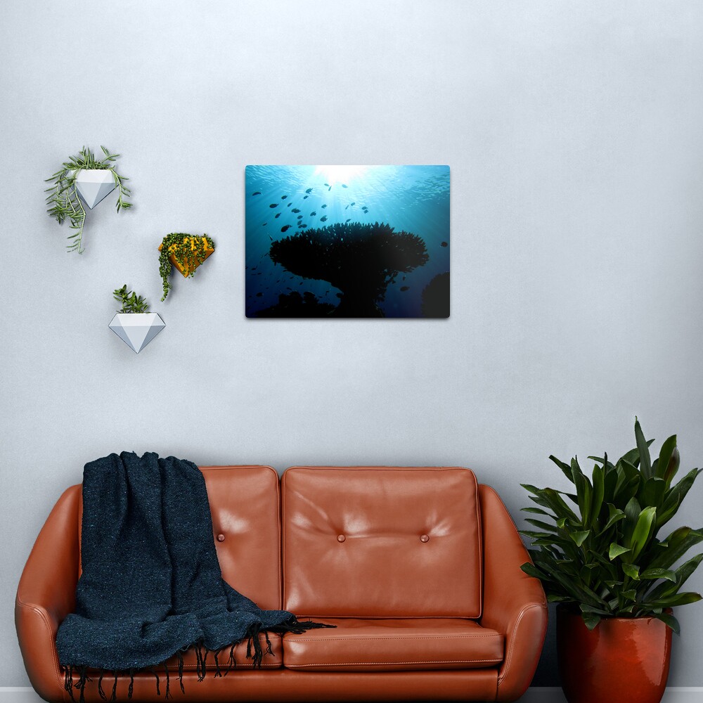 Nivani Silhouette Metal Print