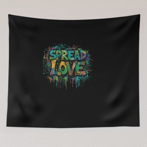 Item preview, Spread Love | Graffiti Quote | Urban Graffiti Art designed and sold by typoinspired.