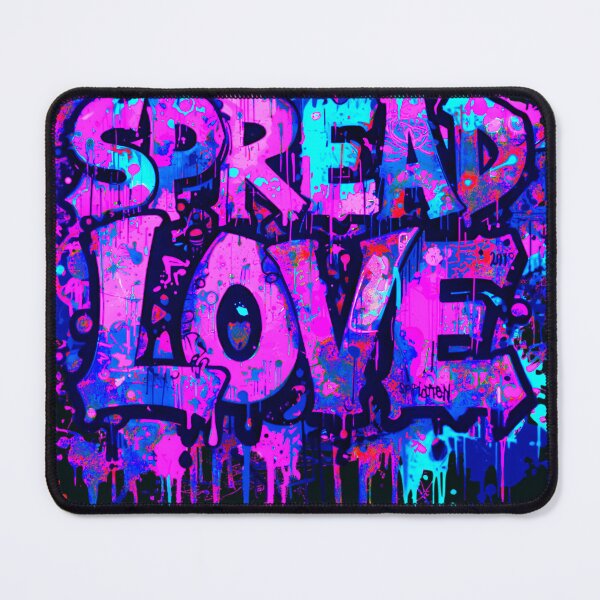 Item preview, Graffiti Quote-Spread Love | Urban Street Style designed and sold by typoinspired.