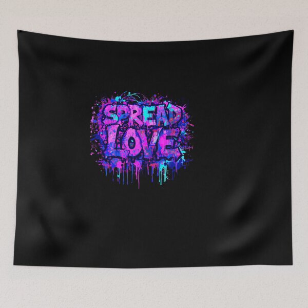 Item preview,  Graffiti Quote-Spread Love | Urban Street Style  designed and sold by typoinspired.