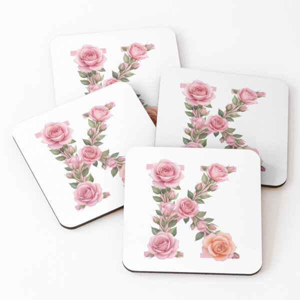 Item preview, Floral Letter K designed and sold by Avenelle.