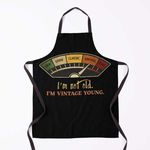 Item preview, I’m Not Old, I’m Vintage Young – Retro Gauge Humor Design designed and sold by SoulOfTrees.