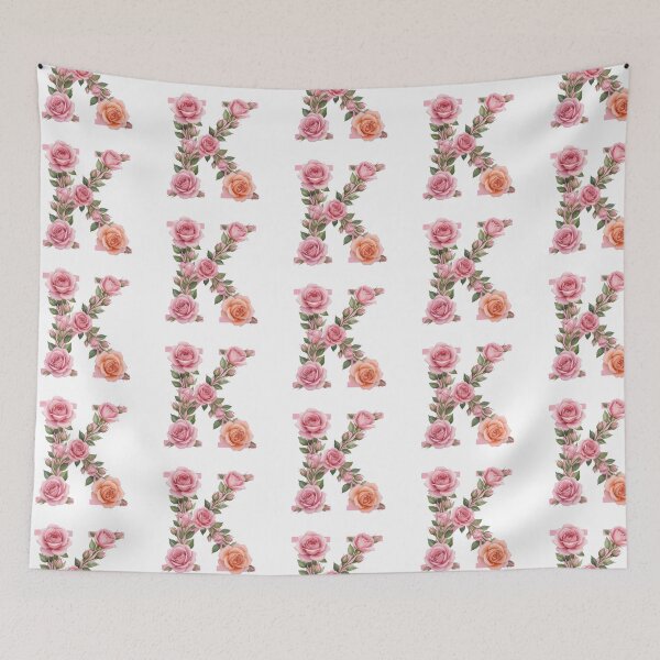 Item preview, Floral Letter K designed and sold by Avenelle.