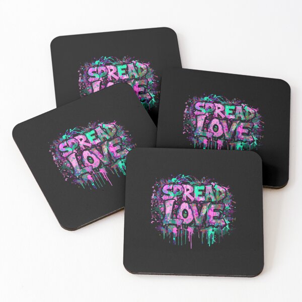 Item preview, Spread Love Streetwear Shirt – Edgy Graffiti Graphic Tee designed and sold by typoinspired.