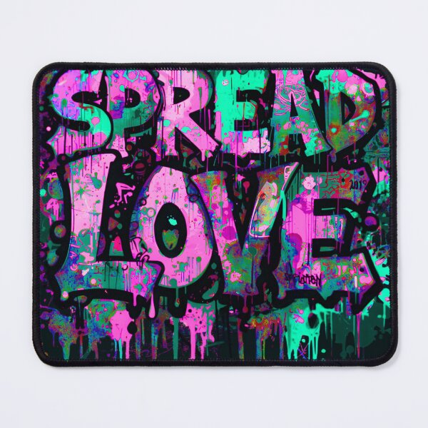 Item preview, Spread Love Streetwear Shirt – Edgy Graffiti Graphic Tee designed and sold by typoinspired.
