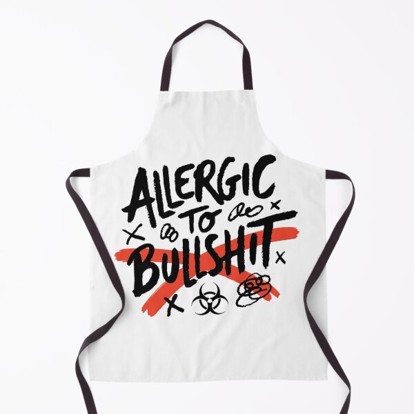 Item preview, Allergic To Bullshit Grunge Sarcastic Quote designed and sold by IslandTyped.