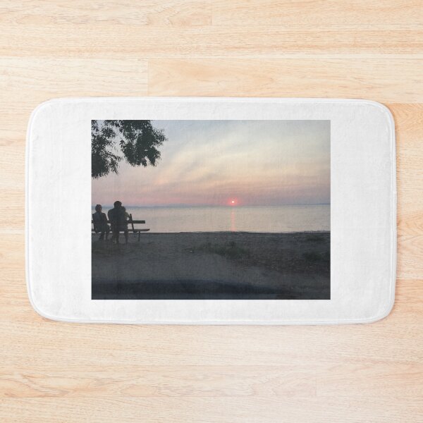 Item preview, Family Watching Pink Sunset Greek Seaside designed and sold by T-C-P.