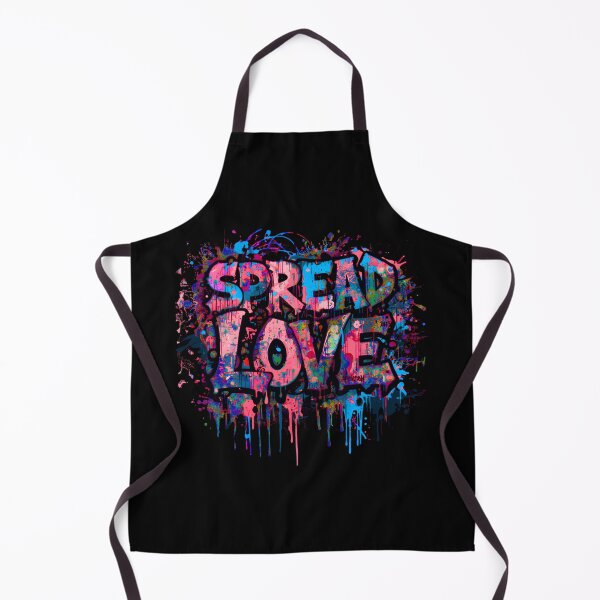 Item preview, Spread Love Spray Paint Art T-Shirt – Street Culture Design designed and sold by typoinspired.
