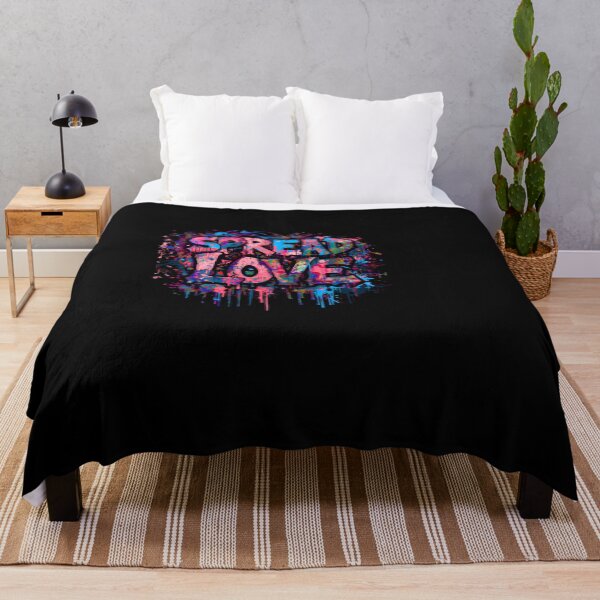 Item preview, Spread Love Spray Paint Art T-Shirt – Street Culture Design designed and sold by typoinspired.