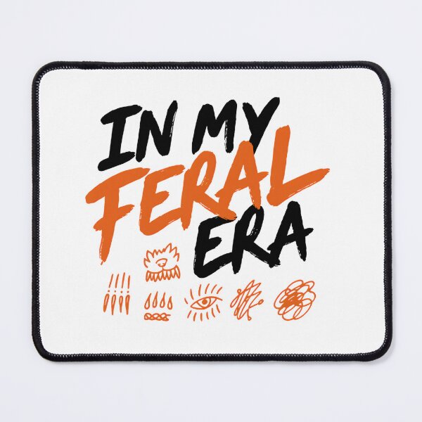 Item preview, In My Feral Era Bold Hand Drawn Quote designed and sold by IslandTyped.