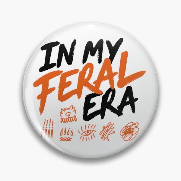Item preview,  In My Feral Era Bold Hand Drawn Quote designed and sold by IslandTyped.