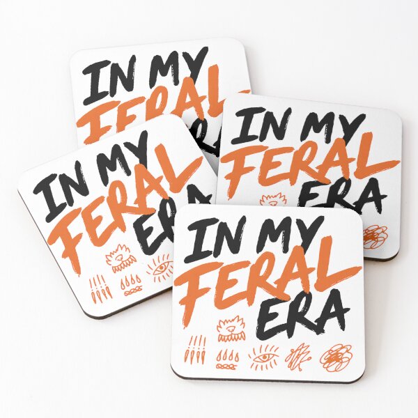 Item preview,  In My Feral Era Bold Hand Drawn Quote designed and sold by IslandTyped.