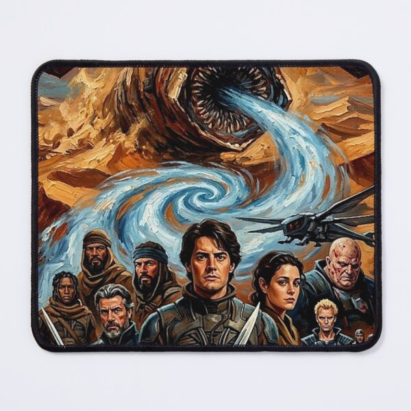 Item preview, The Prophet of Arrakis: Paul Atreides Oil Art designed and sold by Art's Diner.