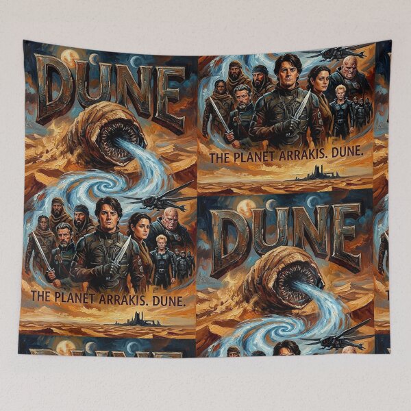 Item preview, The Prophet of Arrakis: Paul Atreides Oil Art designed and sold by Art's Diner.