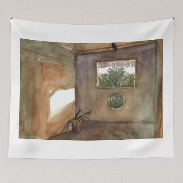 Item preview, Corner Room at Sundown designed and sold by The Hueman.