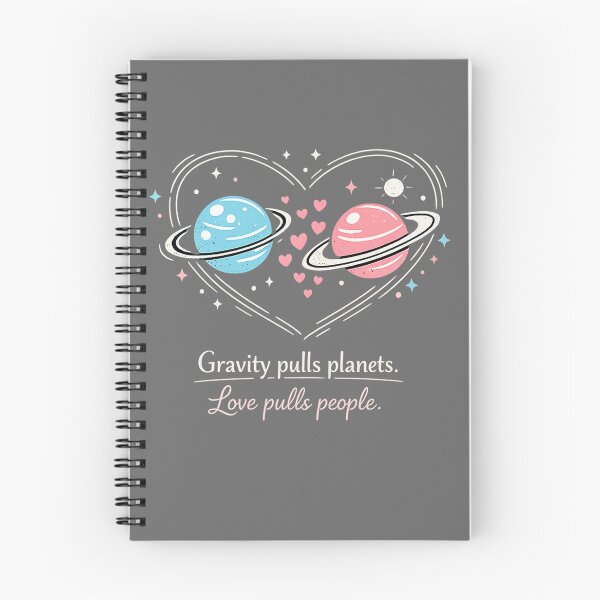 Item preview, Gravity & Love – Minimalist Cosmic Heart Design designed and sold by mbmstores.