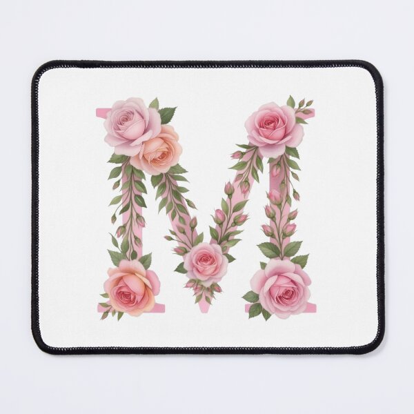 Item preview, Floral Letter M designed and sold by Avenelle.