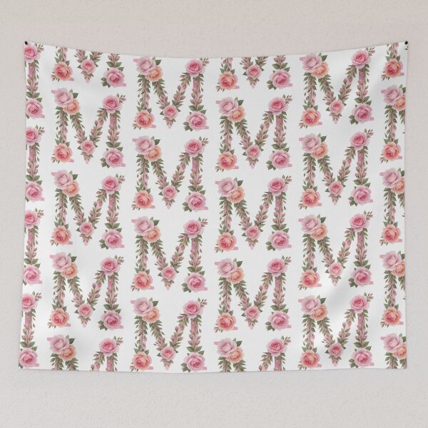 Item preview, Floral Letter M designed and sold by Avenelle.