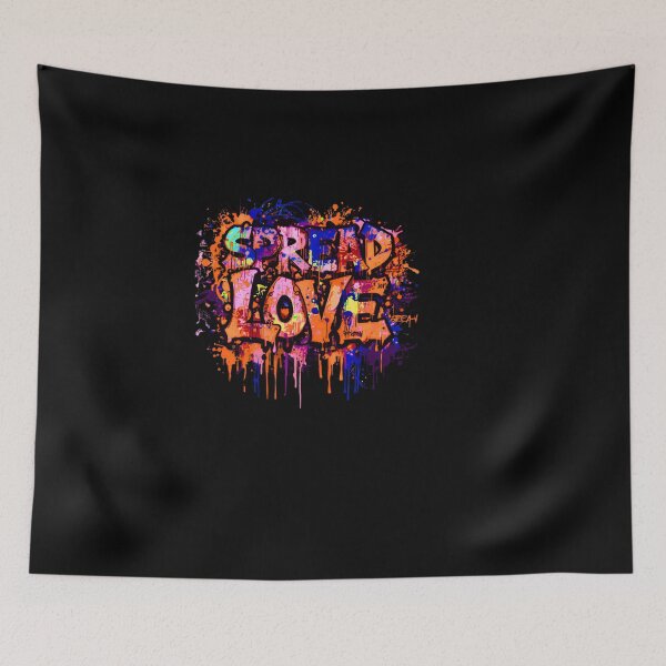 Item preview, Spread Love Street Art – Raw Graffiti Style Expression designed and sold by typoinspired.