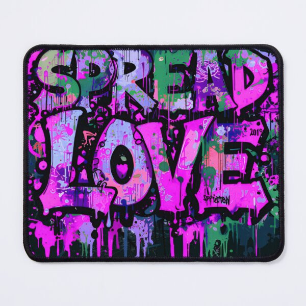 Item preview, Spread Love Graffiti – Bold Urban Street Art Typography designed and sold by typoinspired.