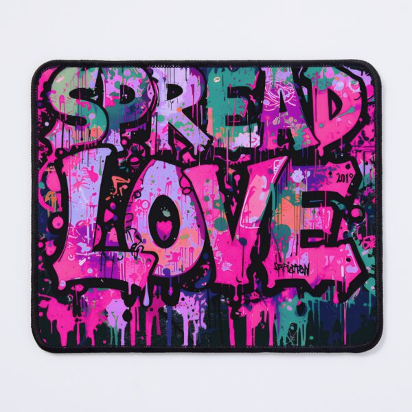 Item preview, Spread Love Urban Style – Spray Paint Typography Art designed and sold by typoinspired.
