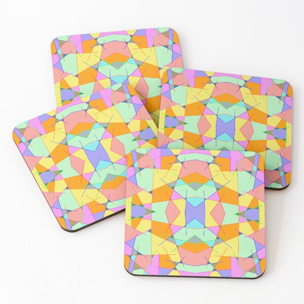 Item preview, Playful Retro Line‑Intersection Geometric Pattern designed and sold by anamariafischer.