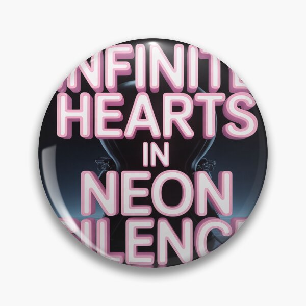 Item preview, Infinite Hearts in Neon Silence designed and sold by TheIdealArtShop.