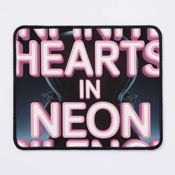 Item preview, Infinite Hearts in Neon Silence designed and sold by TheIdealArtShop.