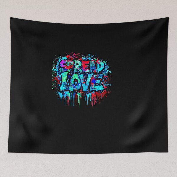 Item preview, Spread Love | Urban Graffiti | Bold Street Art Statement designed and sold by typoinspired.