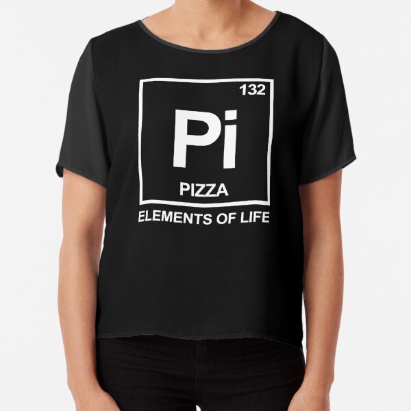 Elements of life: 132 pizza periodic table Sticker by PhrasesTheThird