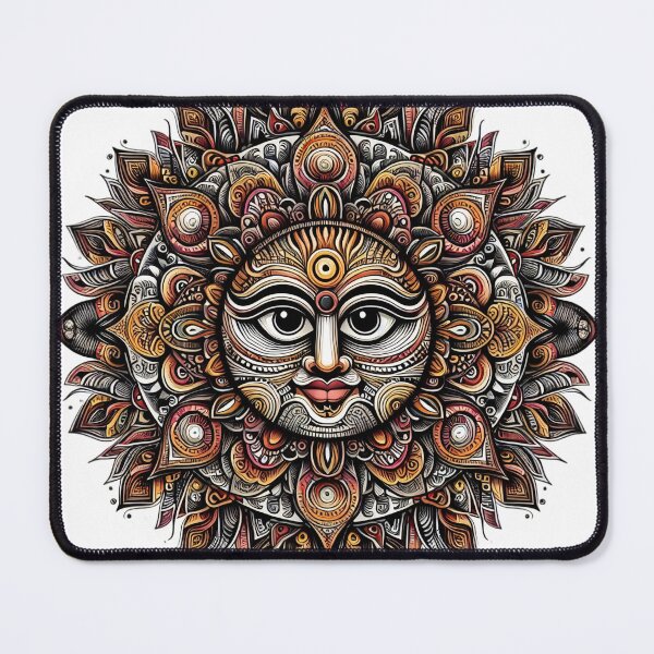Item preview, Traditional Indian Sun God Pattachitra Mandala Art designed and sold by Radhamadhaba Pattachitra Vibes”.